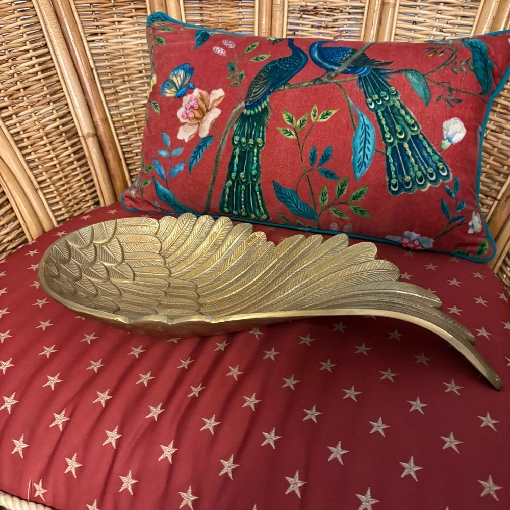 ANGEL WING Gold Decorative Dish! Never used. Gorgeous Accent Piece for many room